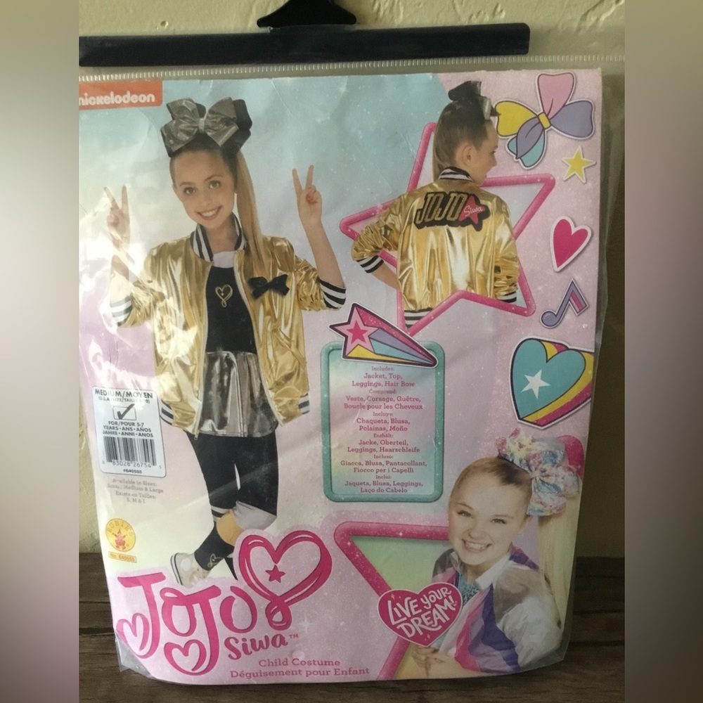 NWT JoJo Siwa DressUp Halloween Costume